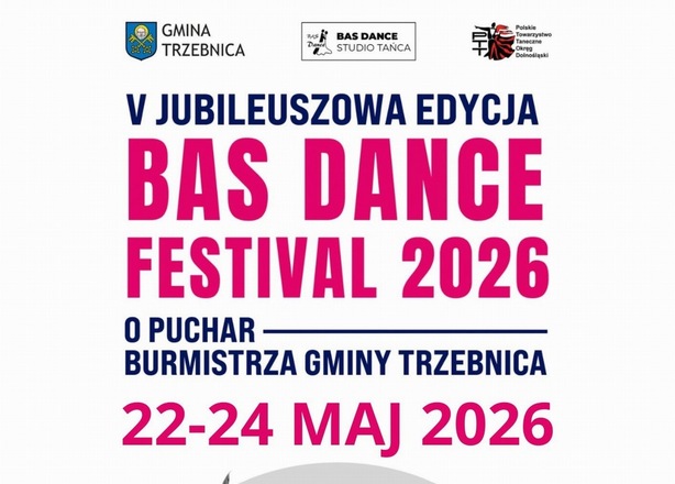 Bilety na  V-ty jubileuszowy BAS Dance Festival 2026 o Puchar Burmistrza Gminy Trzebnica